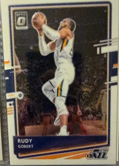 2020-21 Donruss Optic #28 Rudy Gobert — front