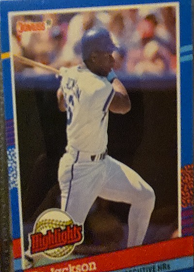 1990 Score #280 Bo Jackson — front