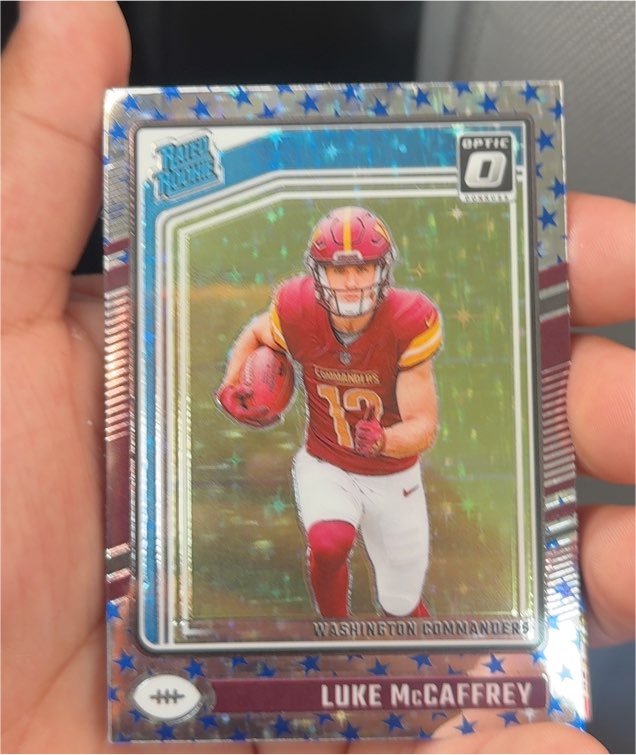 2024 Donruss Optic #268 Luke McCaffrey — front