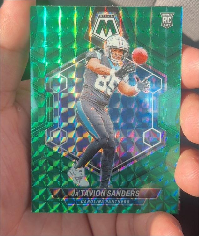2024 Panini Mosaic #377 Ja'Tavion Sanders — front