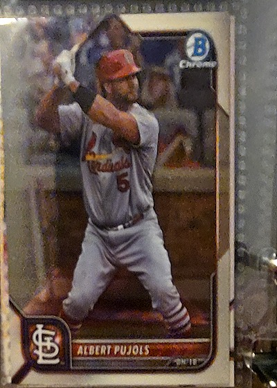 2024 Bowman Chrome #17 Albert Pujols — front