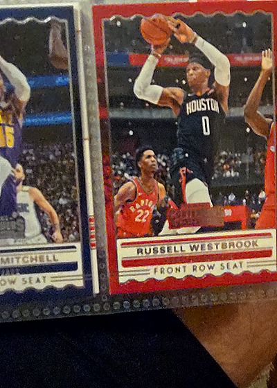 2019-20 Panini Contenders Front Row Seat #6 Russell Westbrook — front