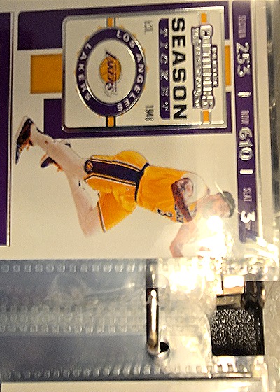 2019-20 Panini Contenders Season Ticket #253 Anthony Davis — front