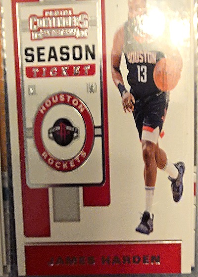 2019-20 Panini Contenders #40 James Harden — front