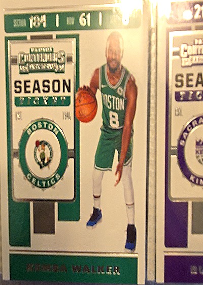 2019-20 Panini Contenders Season Ticket #56 Kemba Walker — front