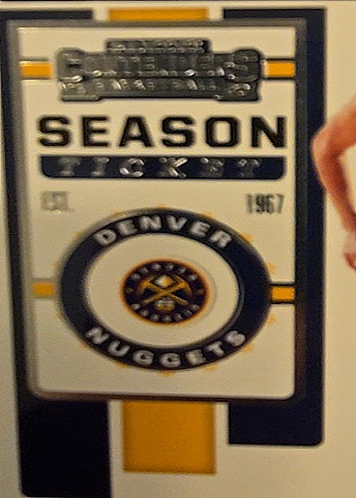 2019-20 Panini Contenders Season Ticket #85 Nikola Jokic — front