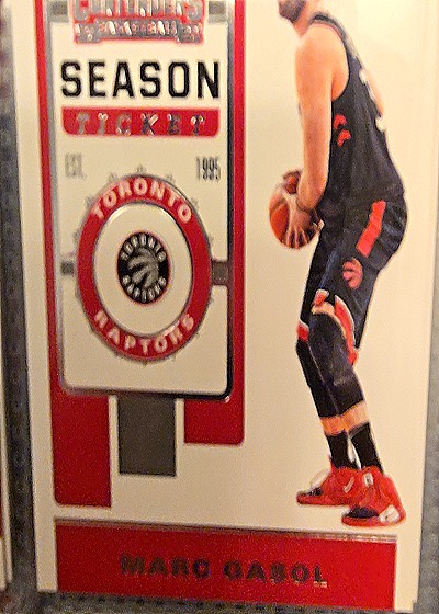2019-20 Panini Contenders Game Ticket Red #76 Marc Gasol — front