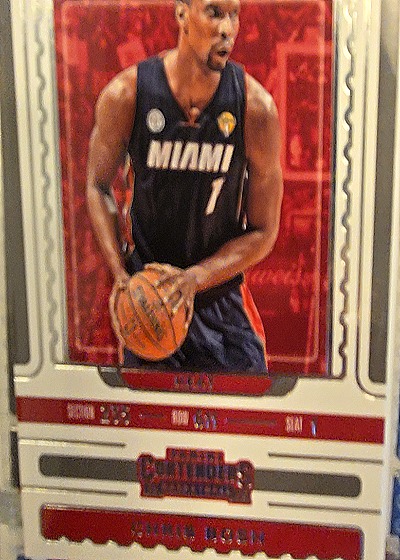 2019-20 Panini Contenders #8 Chris Bosh Winning Ticket — front