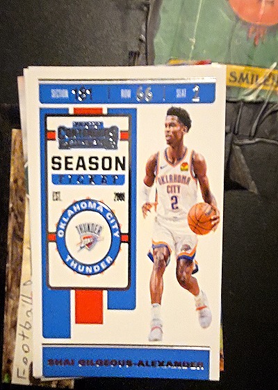 2019-20 Panini Contenders Season Ticket #91 Shai Gilgeous-Alexander — front