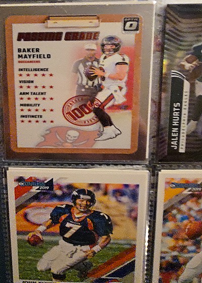 2023 Donruss Passing Grade Baker Mayfield — front