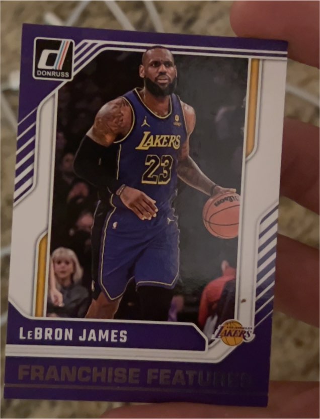 2024-25 Panini Donruss #15 LeBron James Franchise Features — front