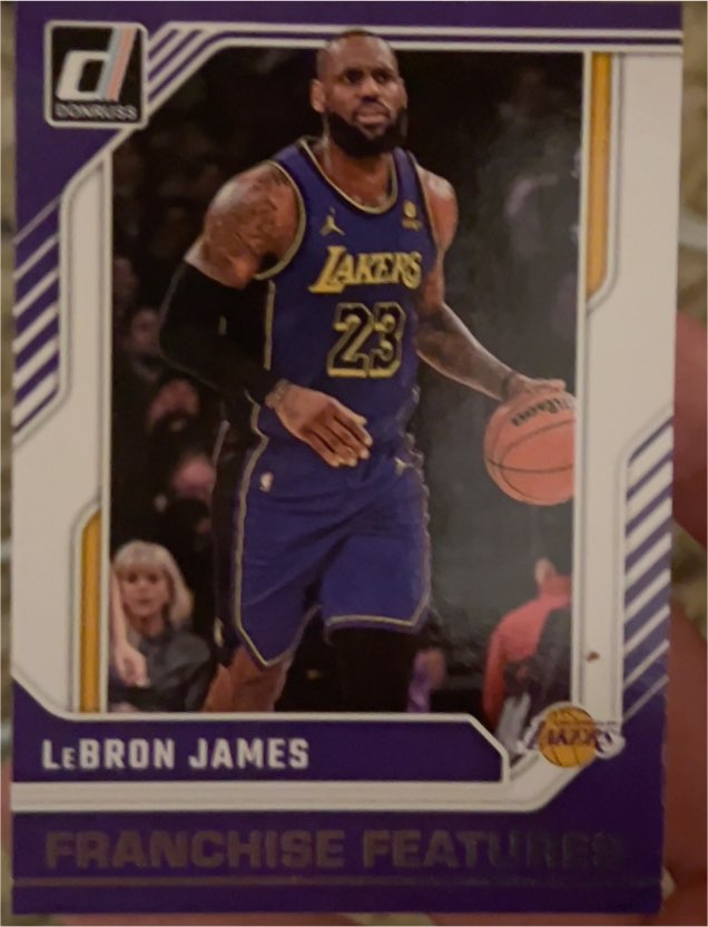 2024-25 Panini Donruss #15 LeBron James Franchise Features — front