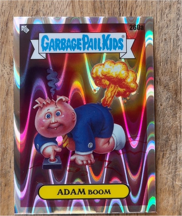 2024 Topps Chrome Garbage Pail Kids Series 7 #260a Adam Boom — front