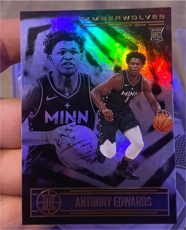2020-21 Panini Illusions #152 Anthony Edwards — front