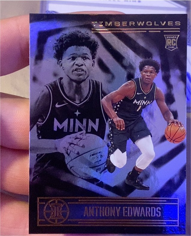 2020-21 Panini Illusions #152 Anthony Edwards — front
