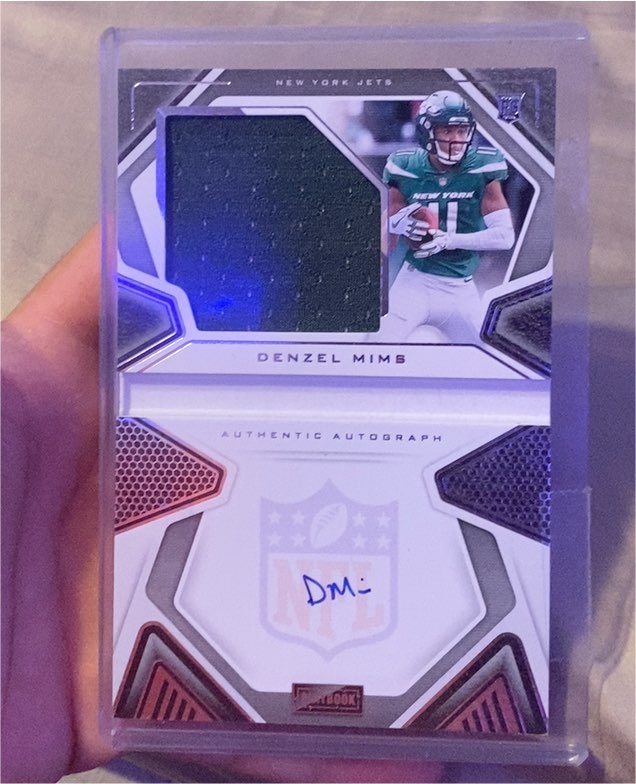 2020 Panini Playbook Denzel Mims — front