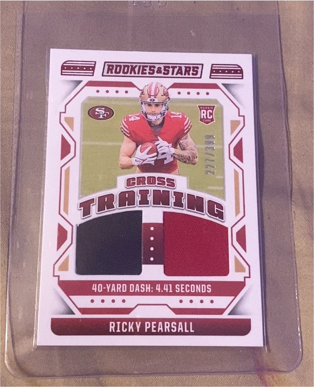 2024 Panini Rookies & Stars Cross Training #CT-RPL Ricky Pearsall — front