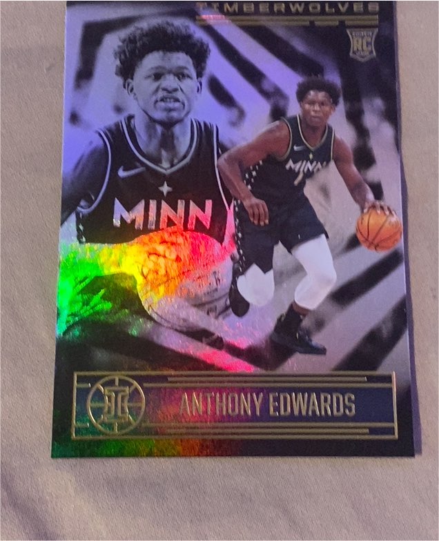 2020-21 Panini Illusions #152 Anthony Edwards Rookie Card — front