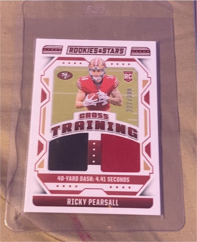 2024 Panini Rookies & Stars Cross Training #CT-33 Ricky Pearsall — front