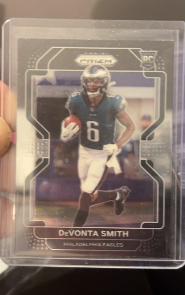 2021 Panini Chronicles Prizm Black #PB-8 DeVonta Smith — front
