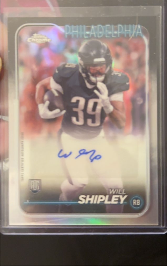 2024 Topps Chrome #RA-WSH Will Shipley — front