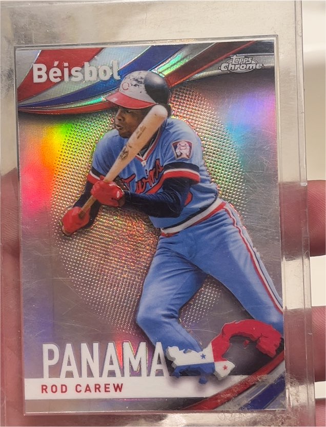 2021 Topps Chrome Beisbol #B-5 Rod Carew — front