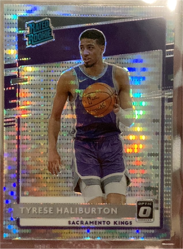 2020-21 Donruss Optic #162 Tyrese Haliburton — front