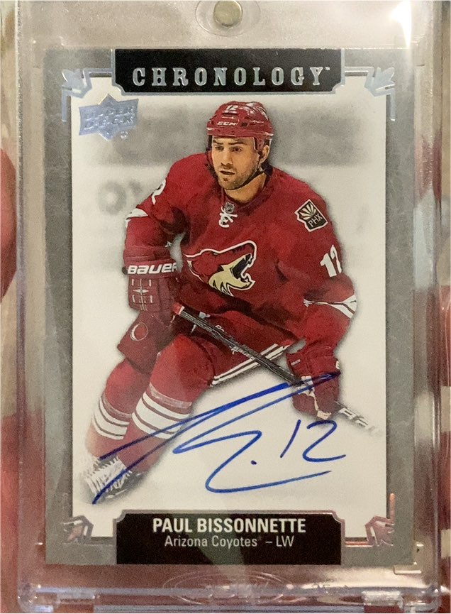 2019 Upper Deck Chronology Paul Bissonnette — front