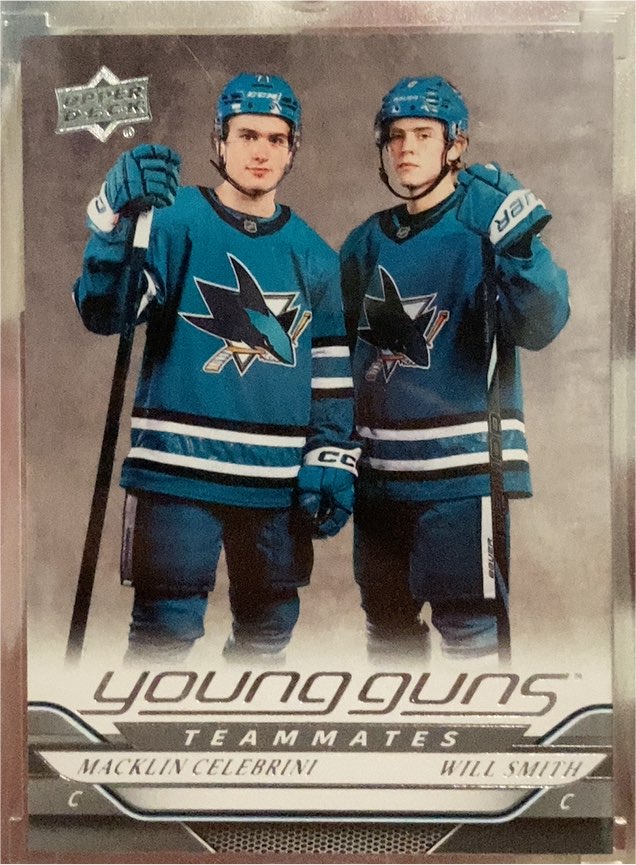 2024-25 Upper Deck #499 Macklin Celebrini / Will Smith Young Guns — front