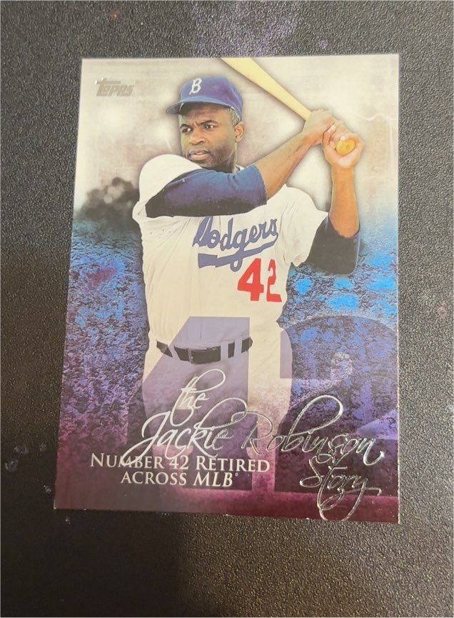 2015 Topps The Jackie Robinson Story #JR-10 Jackie Robinson — front
