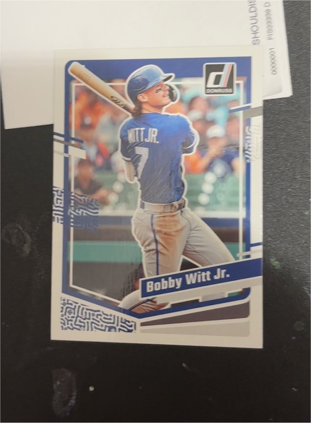 2023 Panini Donruss #134 Bobby Witt Jr. — front