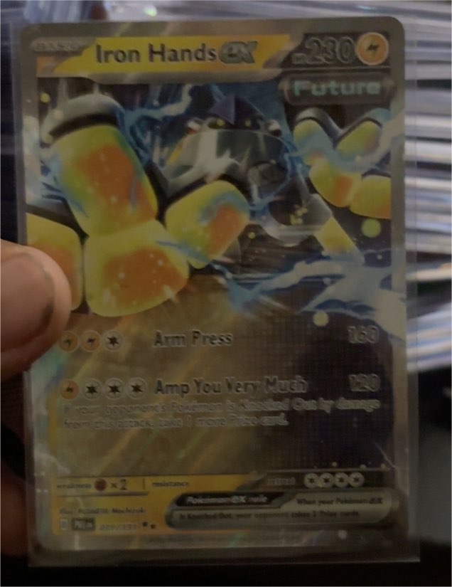 2023 Pokémon TCG Iron Hands EX #070 Paradox Rift — front