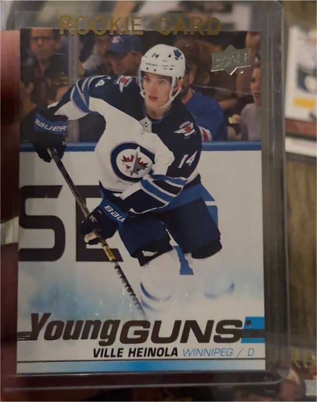 2019-20 Upper Deck #204 Ville Heinola Young Guns Rookie — front