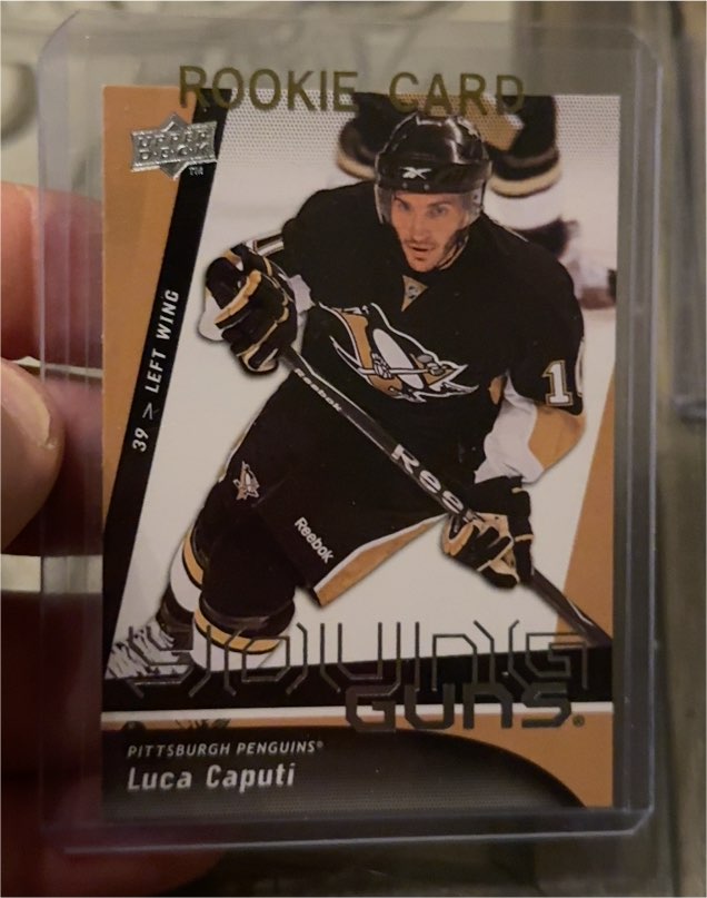 2009-10 Upper Deck Series 1 Young Guns #218 Luca Caputi — front