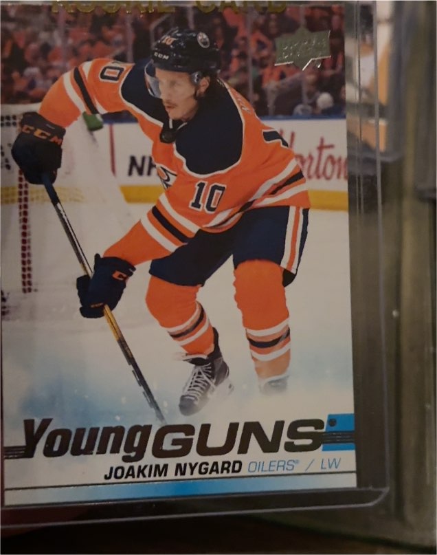 2019-20 Upper Deck Young Guns #213 Joakim Nygard — front
