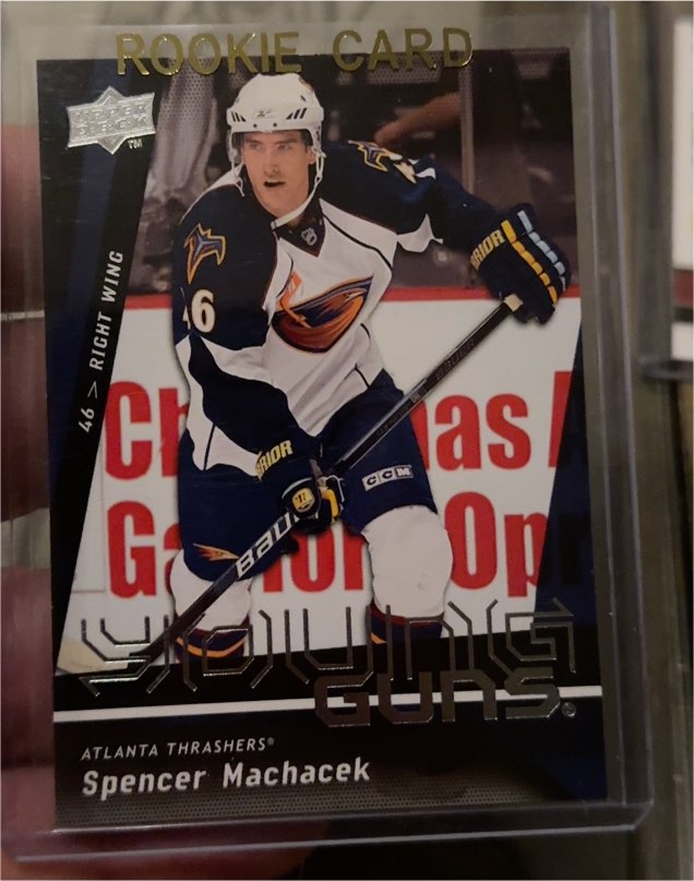 2009-10 Upper Deck #219 Spencer Machacek Young Guns RC — front