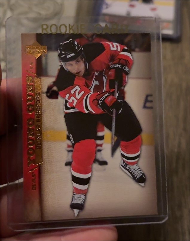 2007-08 Upper Deck #230 Nicklas Bergfors Young Guns Rookie — front