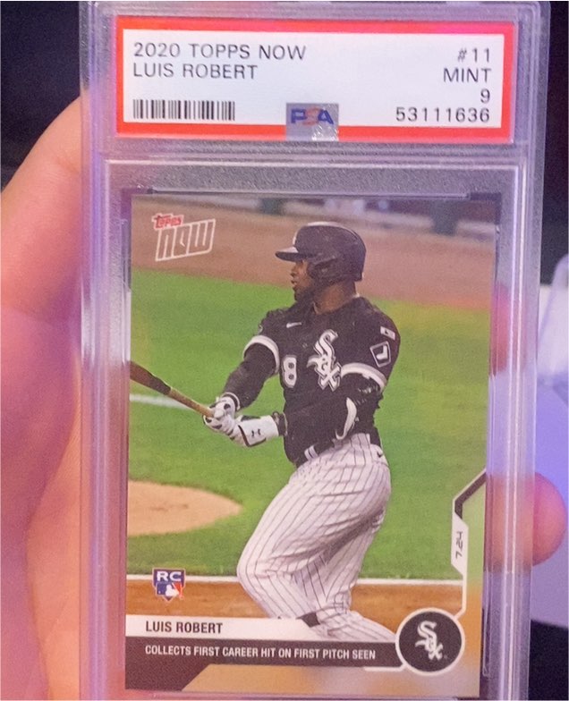 2020 Topps Now #11 Luis Robert — front