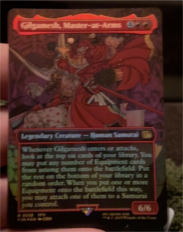 MTG Final Fantasy #338 Gilgamesh, Master-at-Arms — front