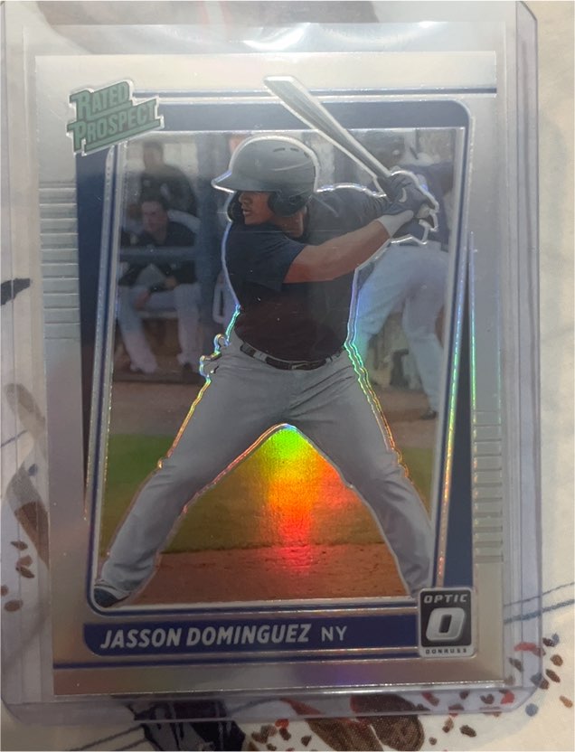 2021 Donruss Optic #RP11 Jasson Dominguez — front