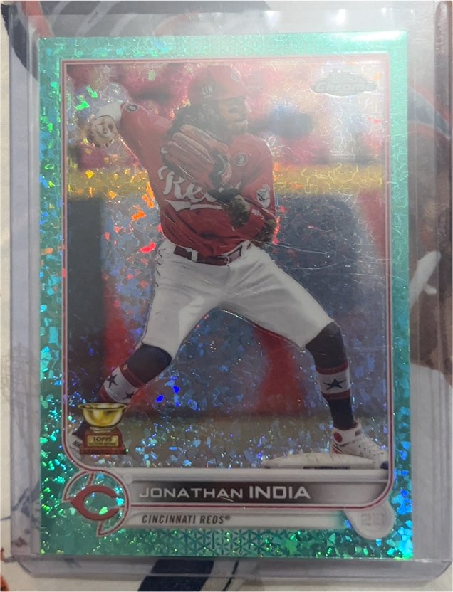 2022 Topps Chrome #182 Jonathan India — front
