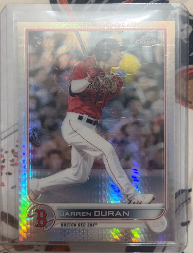 2022 Topps Chrome #113 Jarren Duran — front
