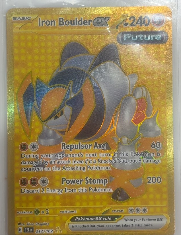 Iron Boulder ex 217/162 Temporal Forces — front