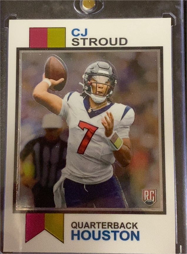 2023 Topps Composite 1973 Topps Football Chrome #1973-12 CJ Stroud — front