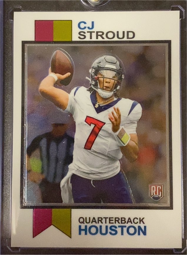2023 Topps Composite 1973 Topps Football Chrome #1973-12 CJ Stroud — front