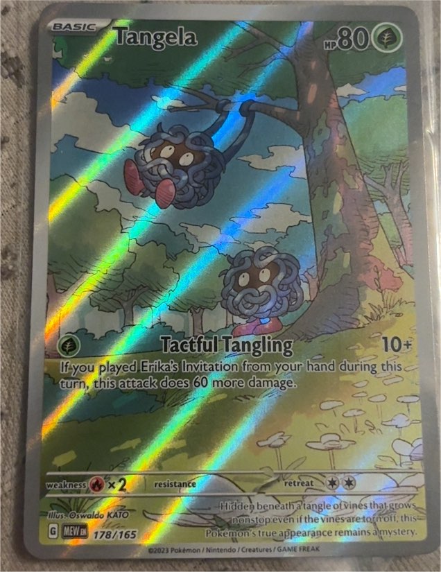 2023 Pokémon Scarlet & Violet 151 #178/165 Tangela — front