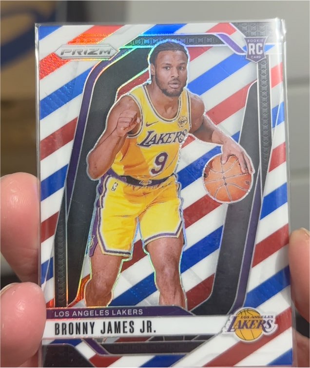 2024-25 Panini Prizm #243 Bronny James Jr. — front
