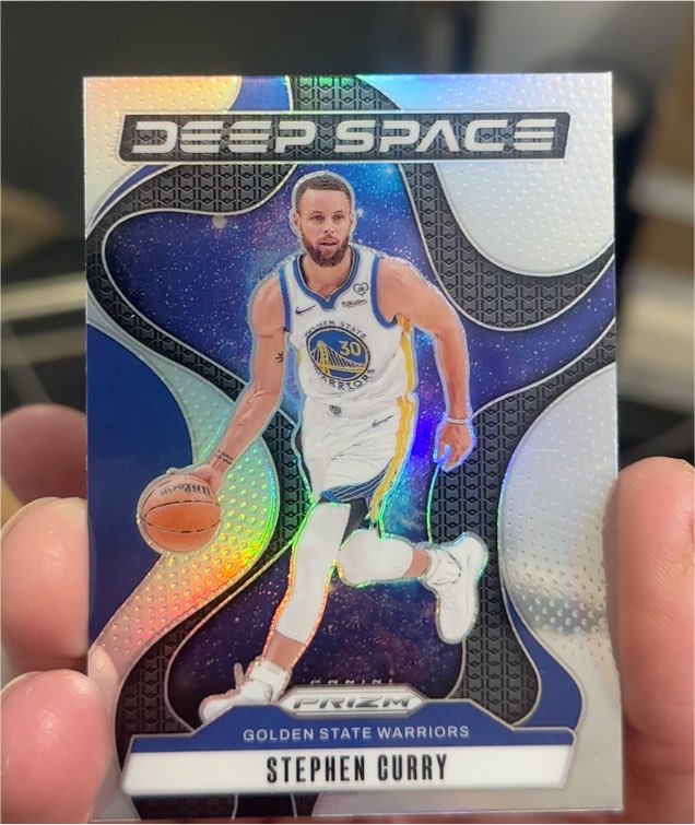2024-25 Panini Prizm #10 Stephen Curry Deep Space — front