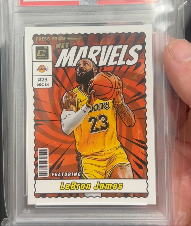 2023-24 Panini Donruss Net Marvels #9 LeBron James — front