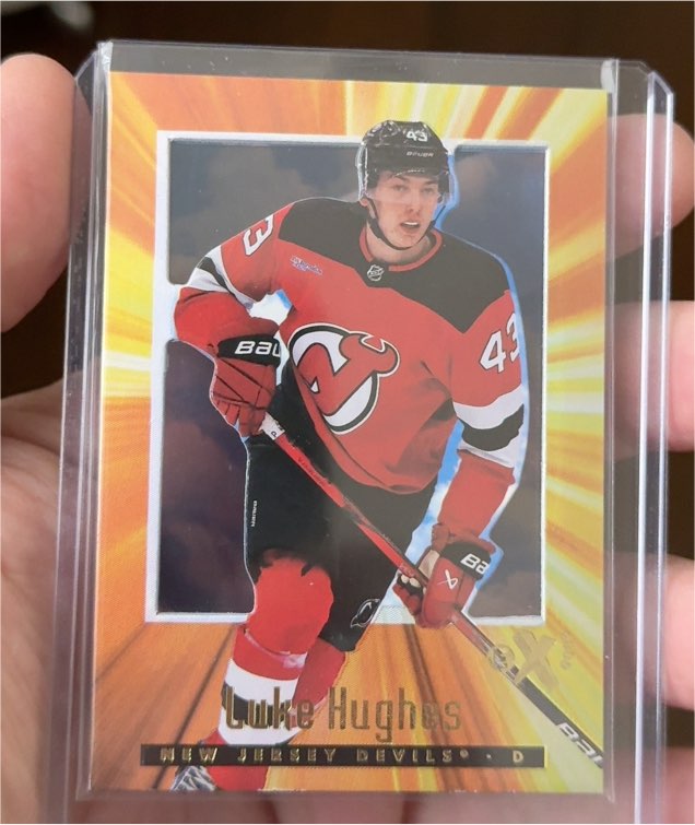 2023-24 Upper Deck Skybox E-X 2000 #110 Luke Hughes — front